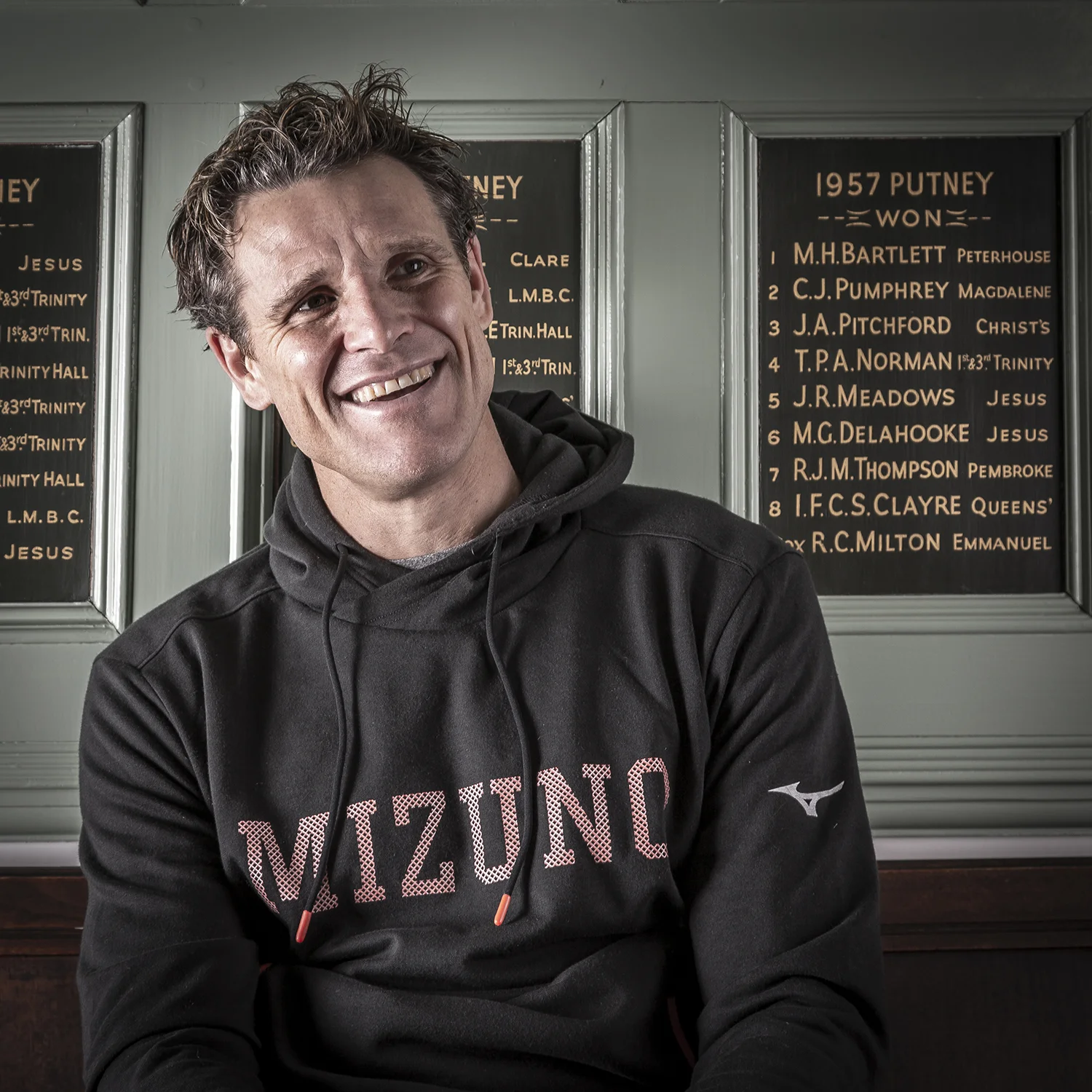 James Cracknell - Mizuno Ambassador - Cambridge University Boat Crew