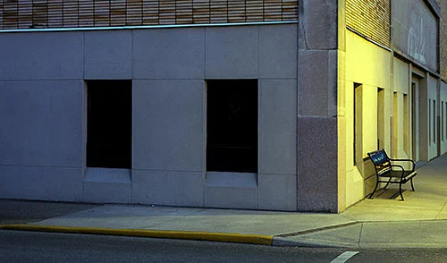 Night Corner: Vincennes, Indiana John Puffer