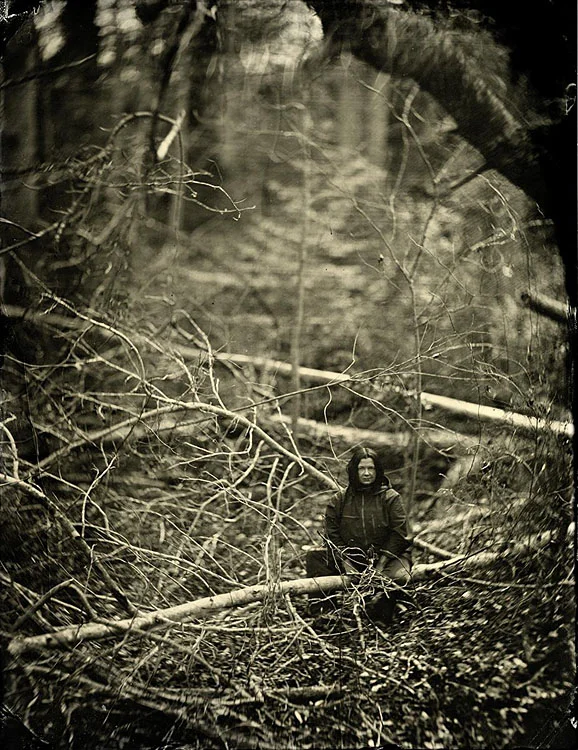 Tintype Portrait of Vanessa Whole Plate Tintype, Wet Plate Collodion Bryan Hiott