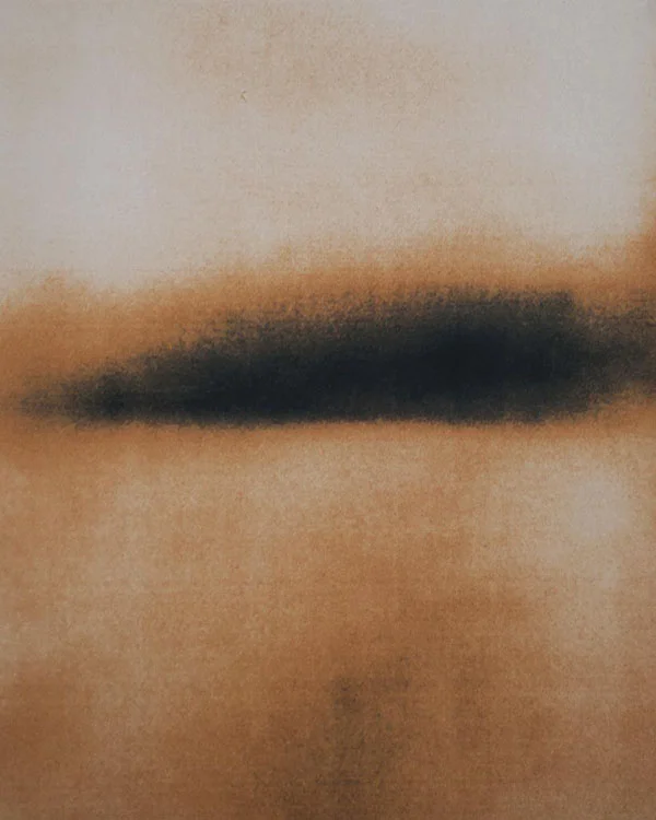 Study of Presence I Cyanotype and Gum Bichromate; from diffused pinhole image Harrison Walker