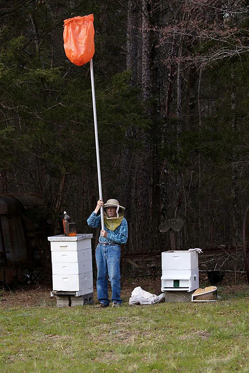 Harvey With Swarm Catcher Jefferson Lankford