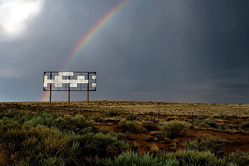 Billboard I-40, Gallup, New Mexico Parker Reinecker