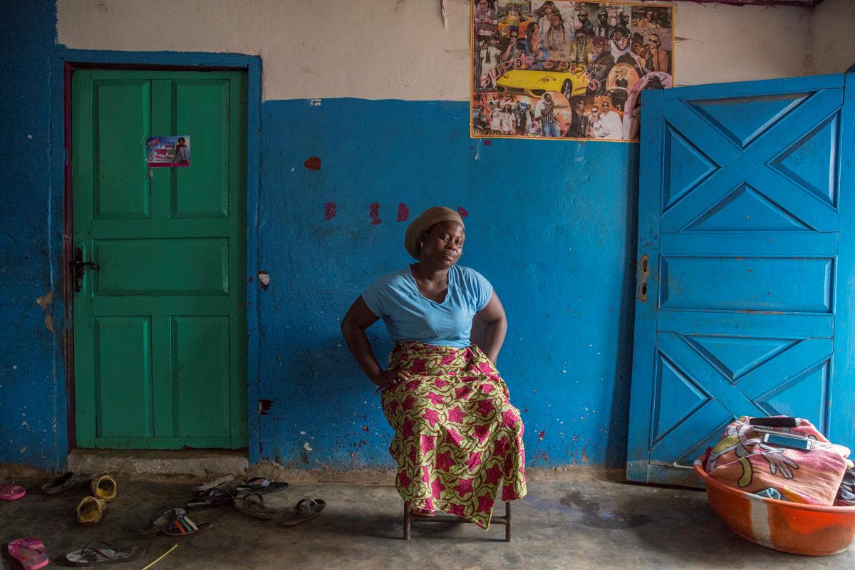 Watchen Wilson, Ebola Survivor, Liberia Pierre Hauser