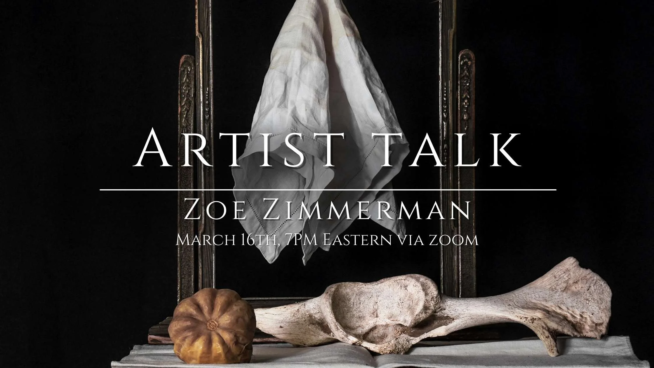 Artist Talk, Zoe Zimmerman via Zoom