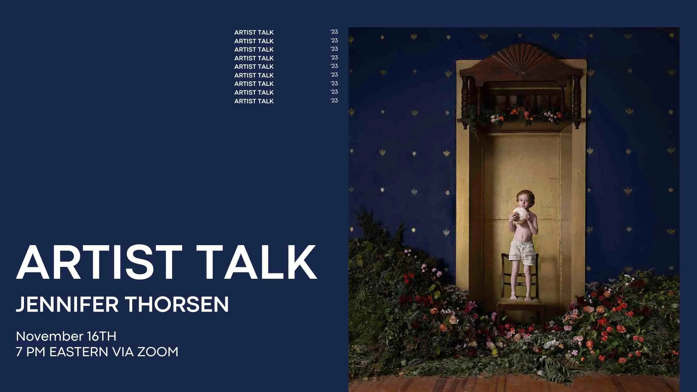 Artist Talk with Jennifer Thorsen