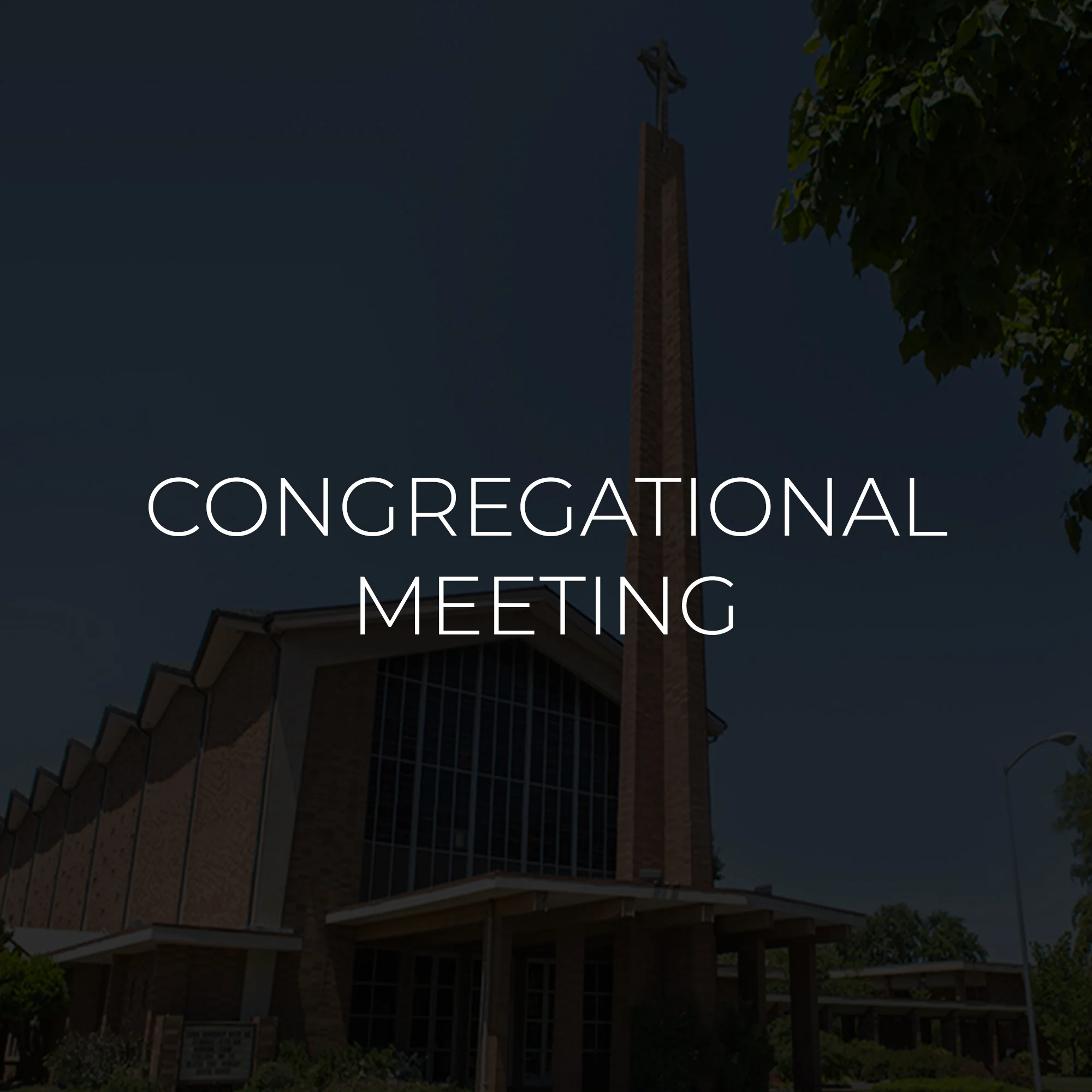 Congregational Meeting