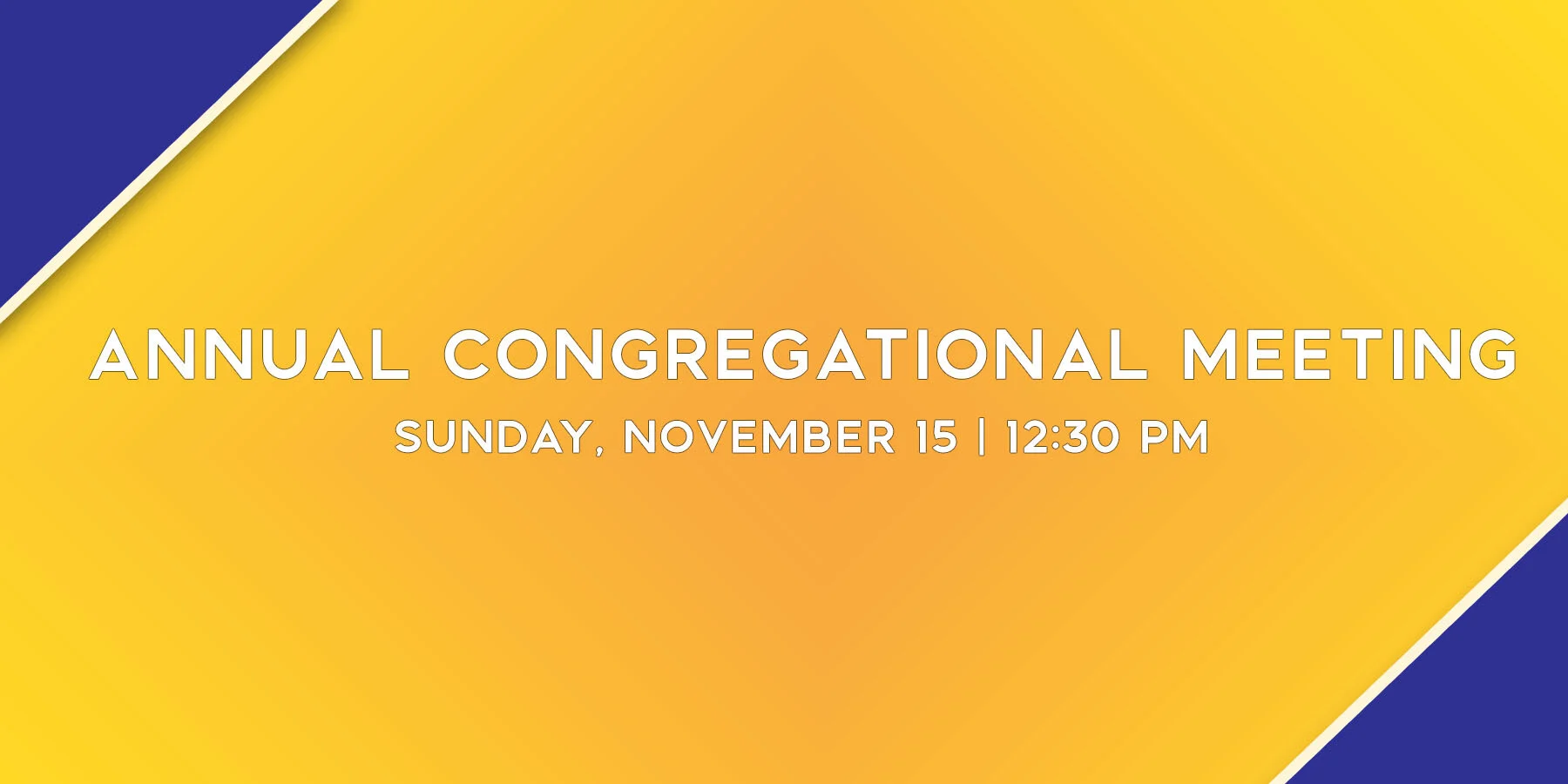 Annual Congregational Meeting