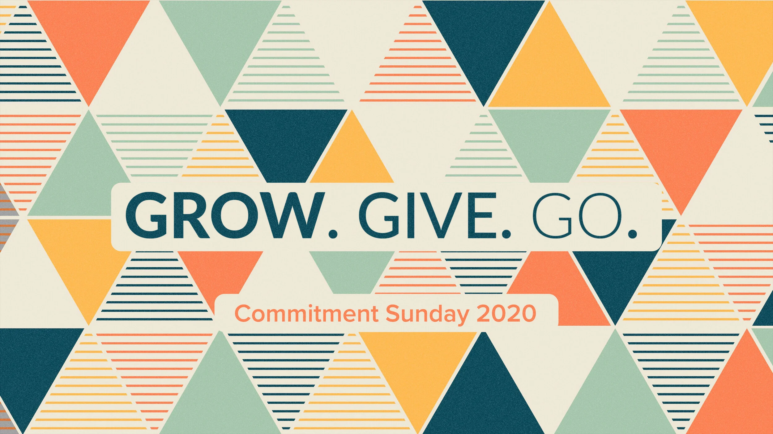 Commitment Sunday 2020