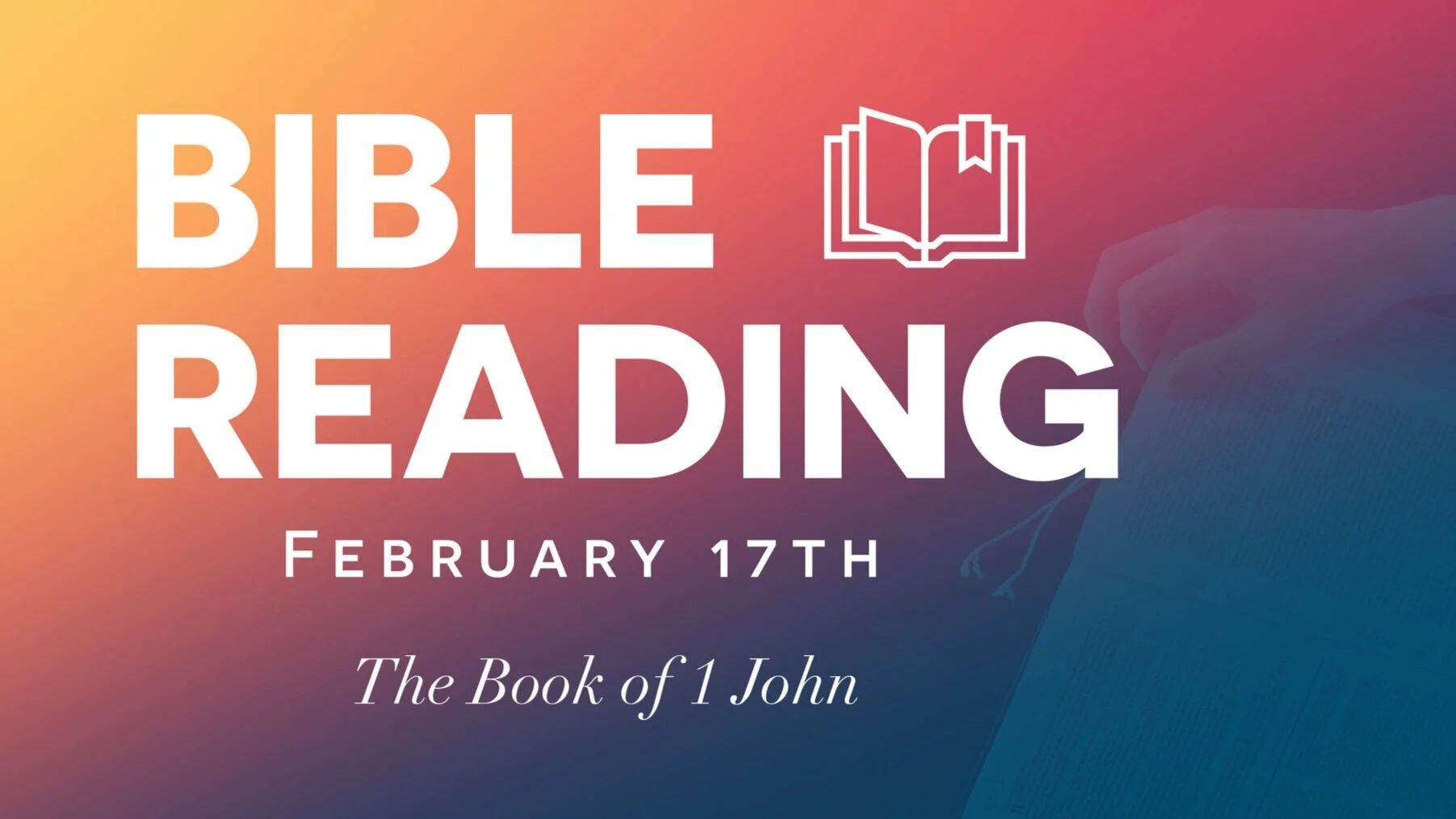      

 
   SCRIPTURE: 1 John 2&nbsp; 
 






















                 &lt;iframe src=&quot;//www.youtube.com/embed/ss1kiumFrBM?wmode=opaque&quot; height=&quot;480&quot; width=&quot;854&quot; scrolling=&quot;no&quot; frameborder=&quot;0&quot