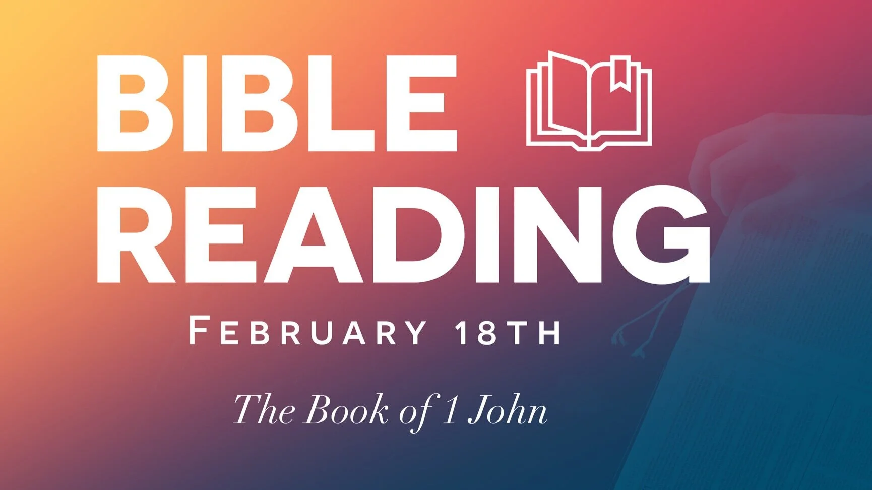 SCRIPTURE: 1 John 3
<iframe src="//www.youtube.com/embed/iAGFIg9UiYQ?wmode=opaque" height="480" width="854" scrolling="no" frameborder="0"