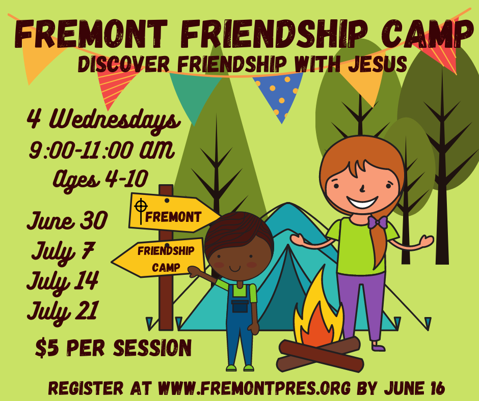 Friendship Camp 2021 — Fremont Presbyterian Church