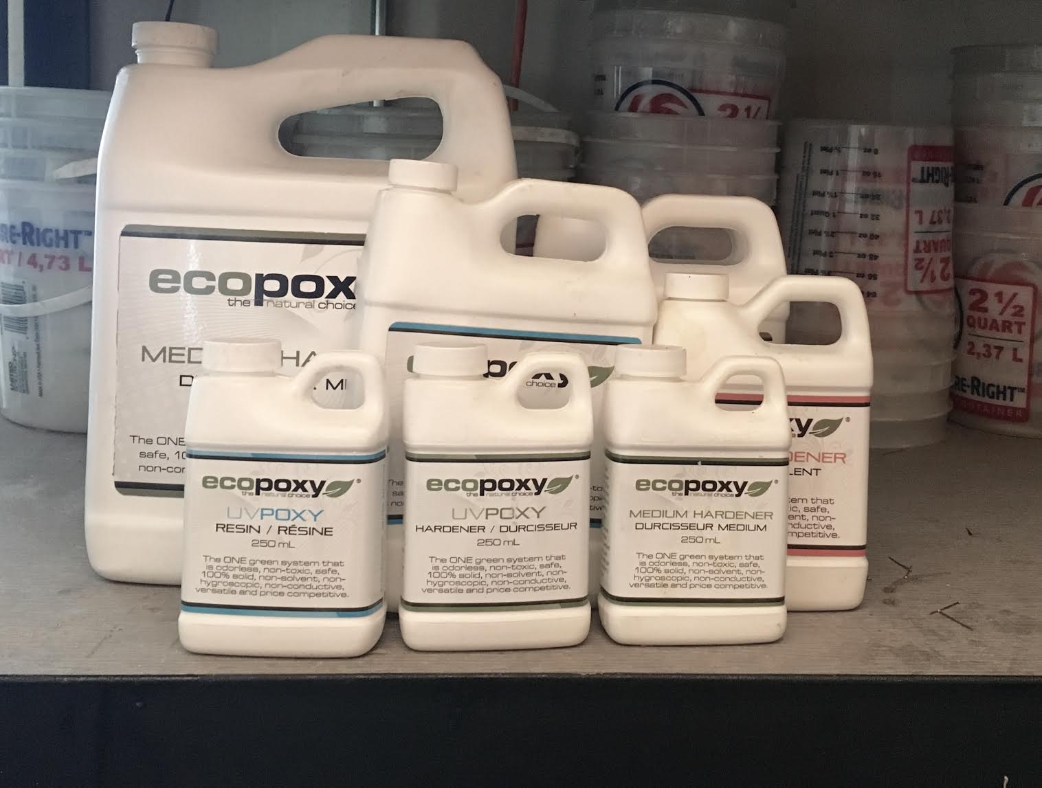The EcoPoxy we use does not contain harsh organic compounds or heavy metals, making the resin environmentally friendly and food-safe. 