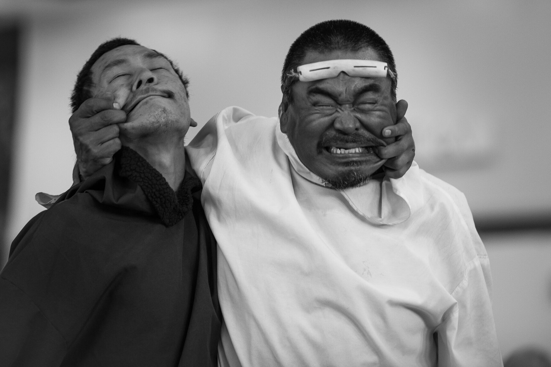  Canadian High Arctic - Pond Inlet - A form of Inuit wrestling 