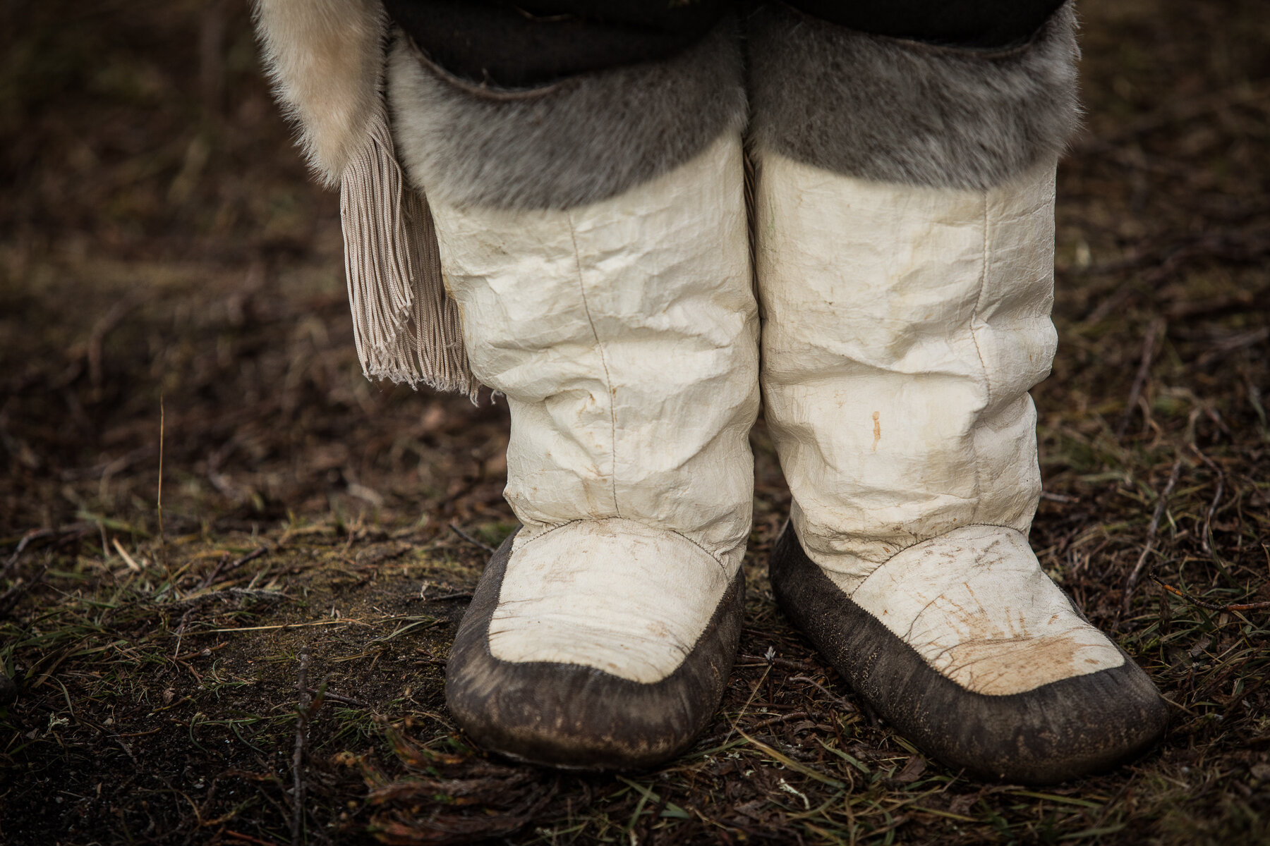  Canadian High Arctic - Pond Inlet - Original Uggs. Bearded Seals are coveted when it comes to footwear for their thick skin 