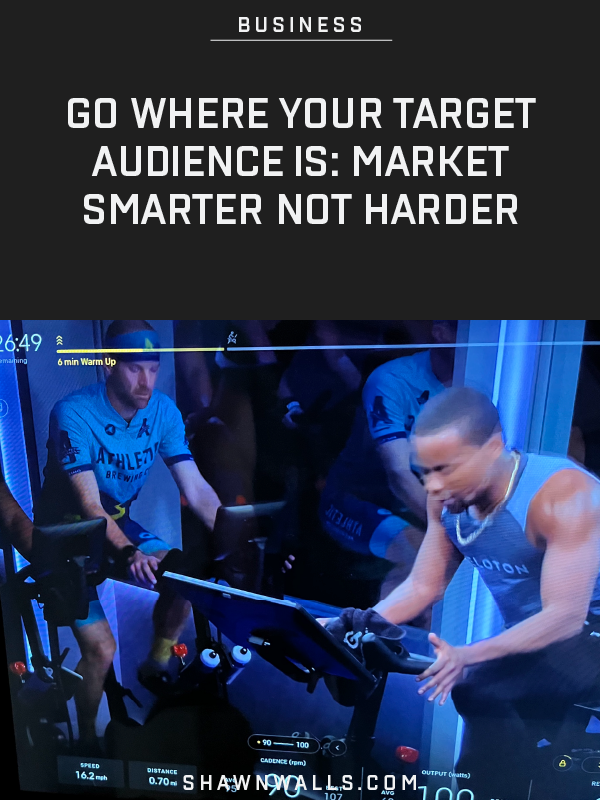 GO WHERE YOUR TARGET AUDIENCE IS: MARKET SMARTER NOT HARDER