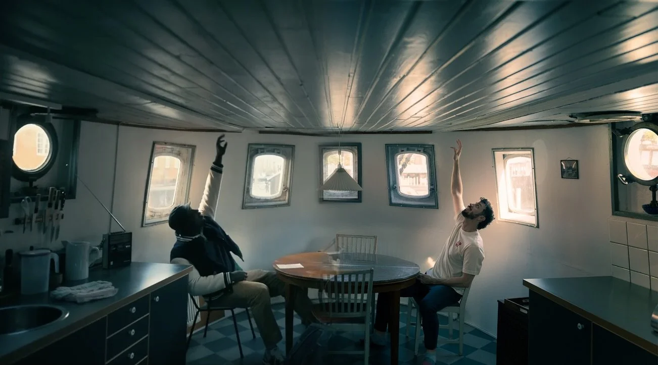 Took a lesson from the Bear: went to Copenhagen, stayed on a houseboat, and tried to get my head right. 

Pretty proud how closely I matched this shot in framing and coloring&hellip; *pats self on back