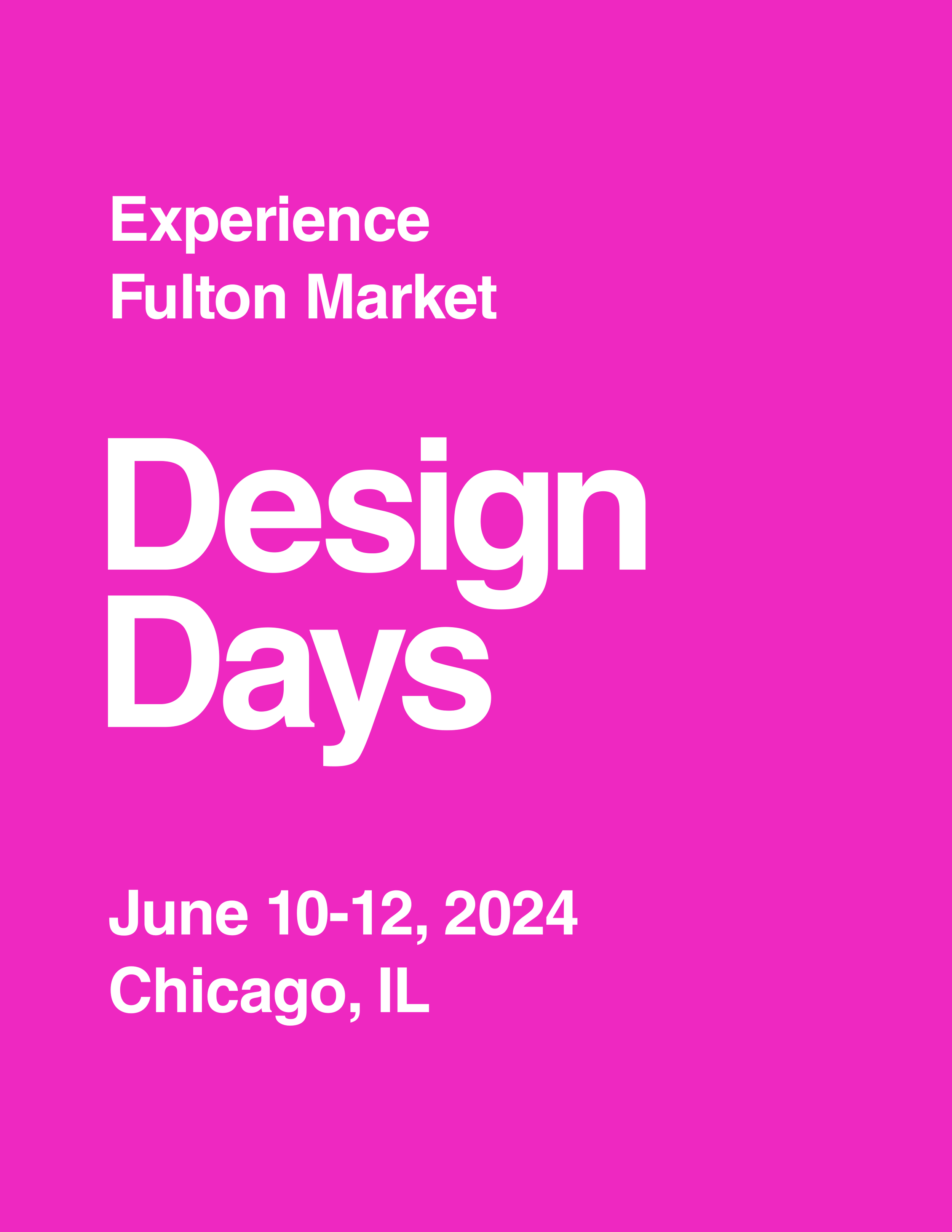 Fulton Market Design Days