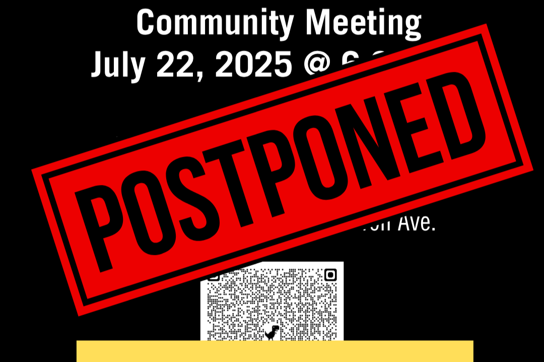 POSTPONED: Community Meeting: 1200 W Carroll Ave