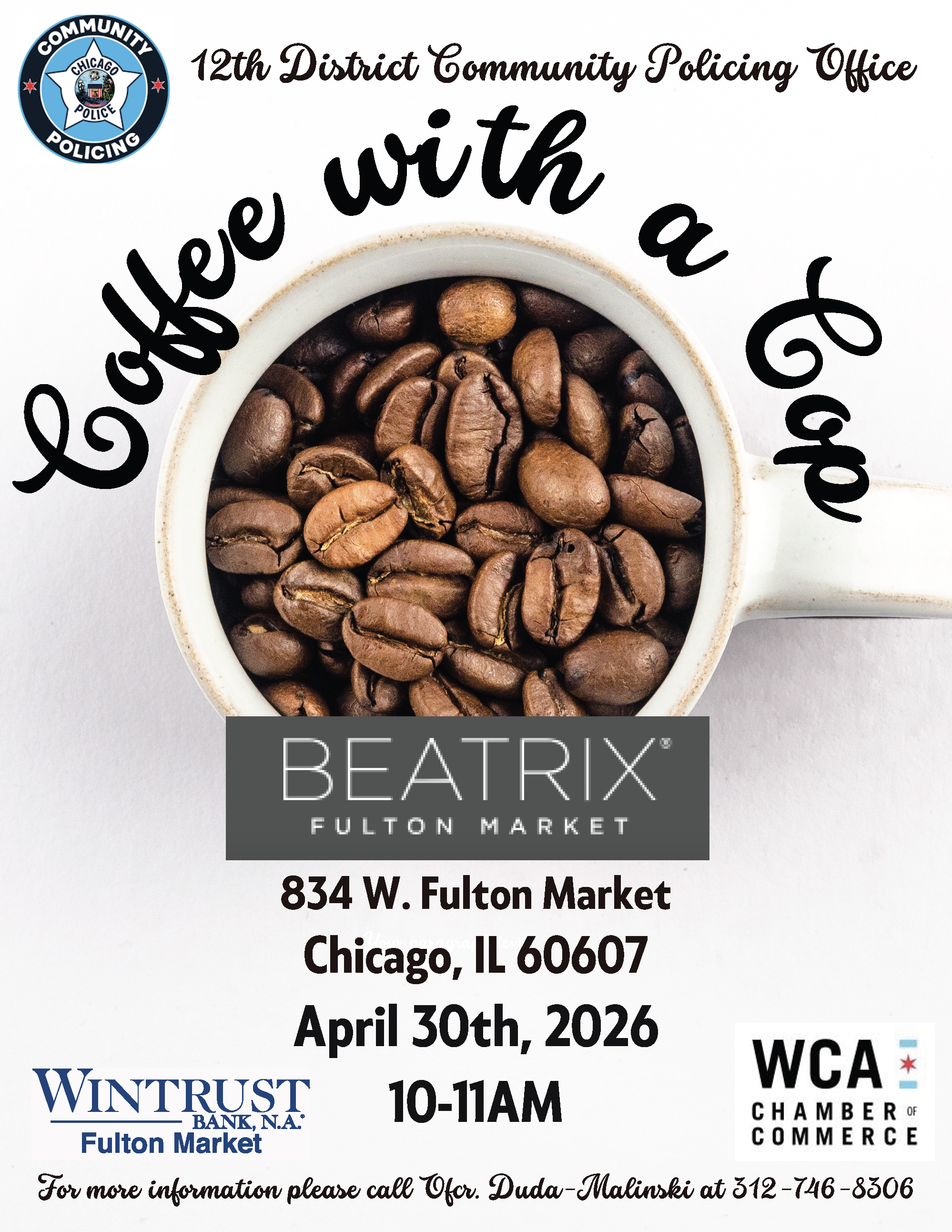 WCA Coffee with a Cop