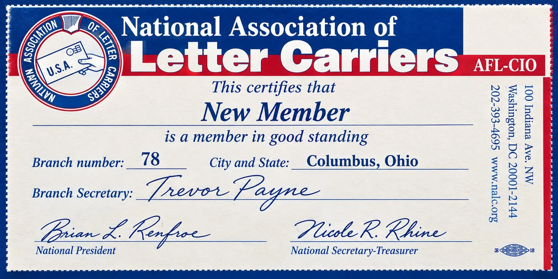 New Members (Labor Day edition)