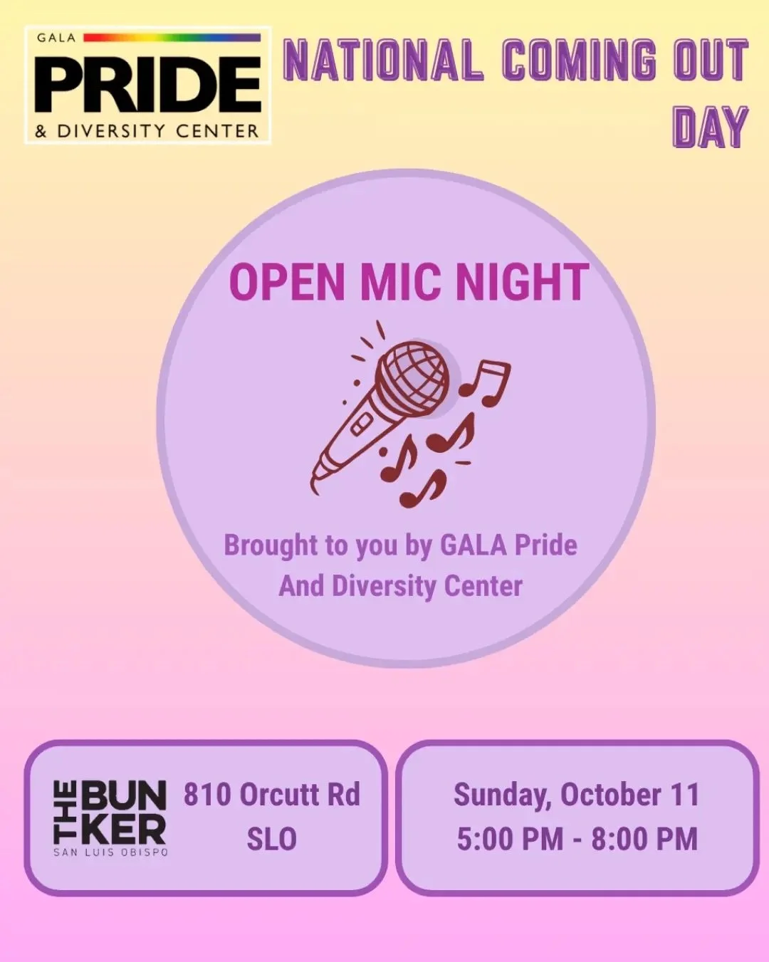 Open Mic Night