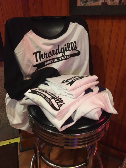 Black 3/4 sleeve Baseball Tee — Threadgill's