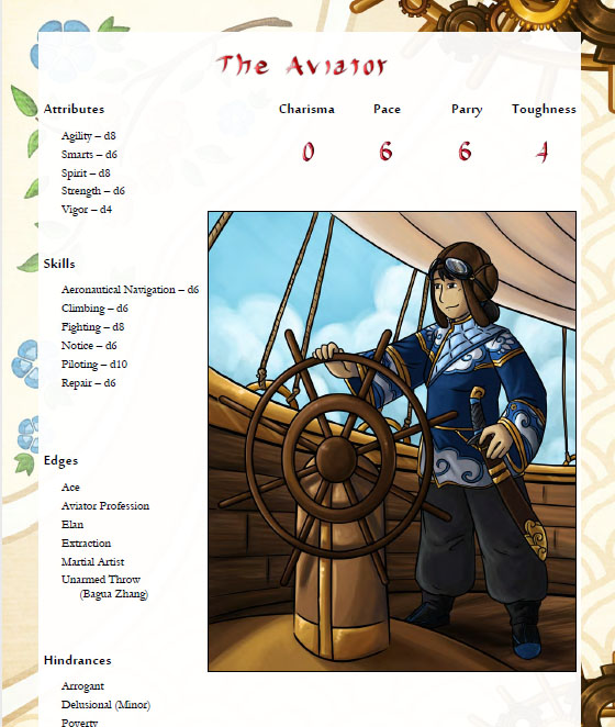 One of the several new example characters introduced with chapter 6.