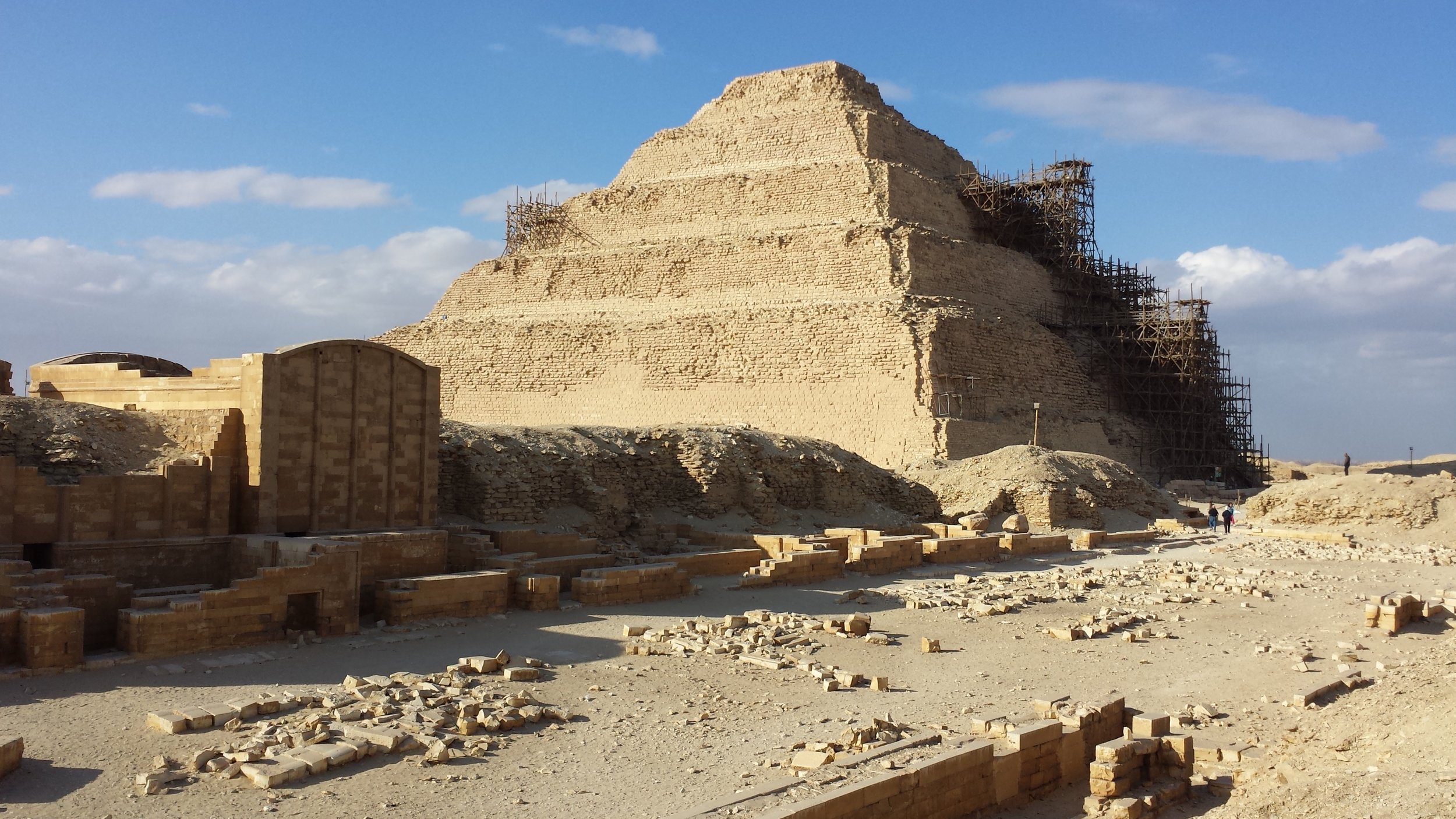 Djoser's pyramid.