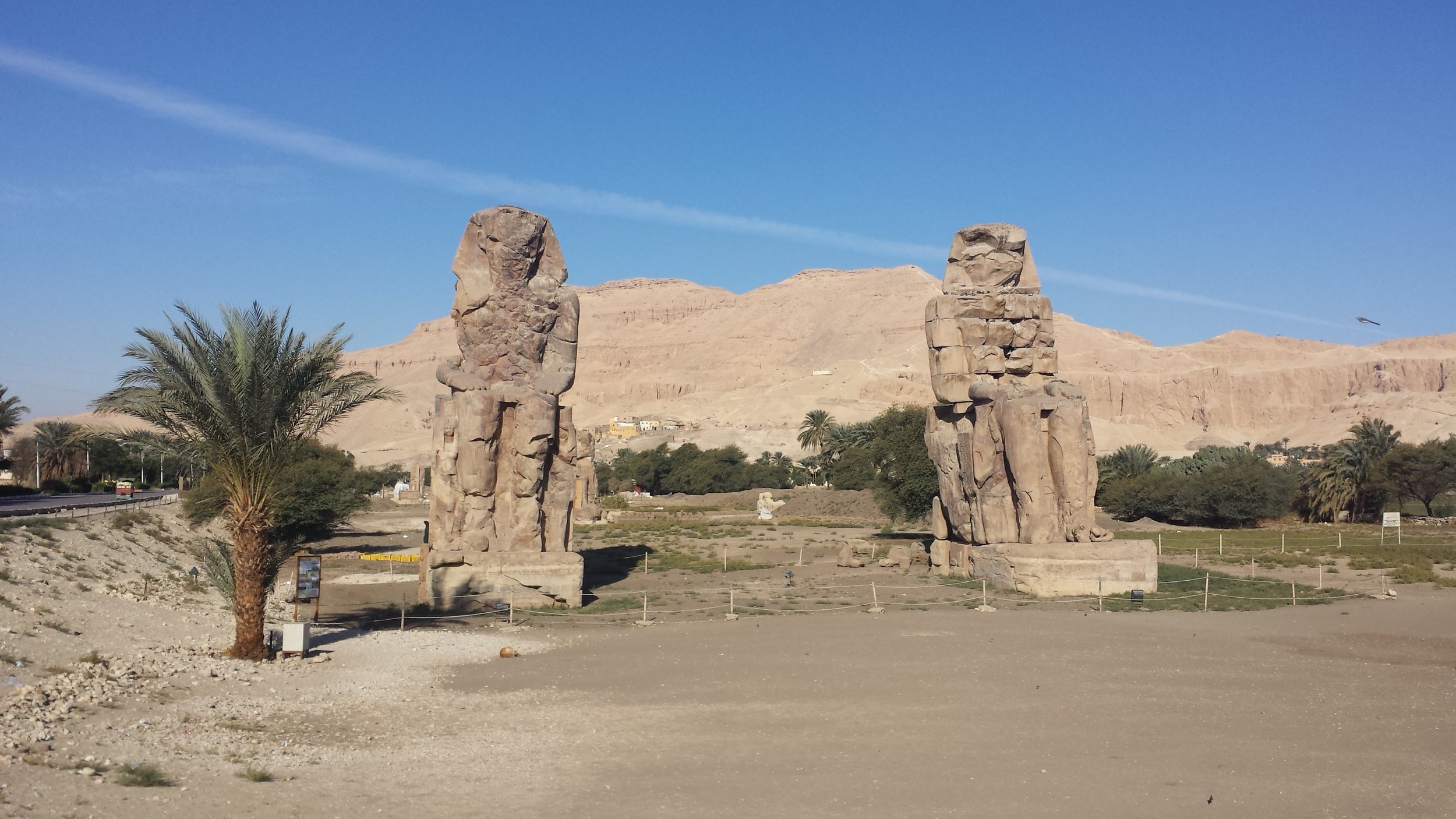 The Colossi of Memnon.
