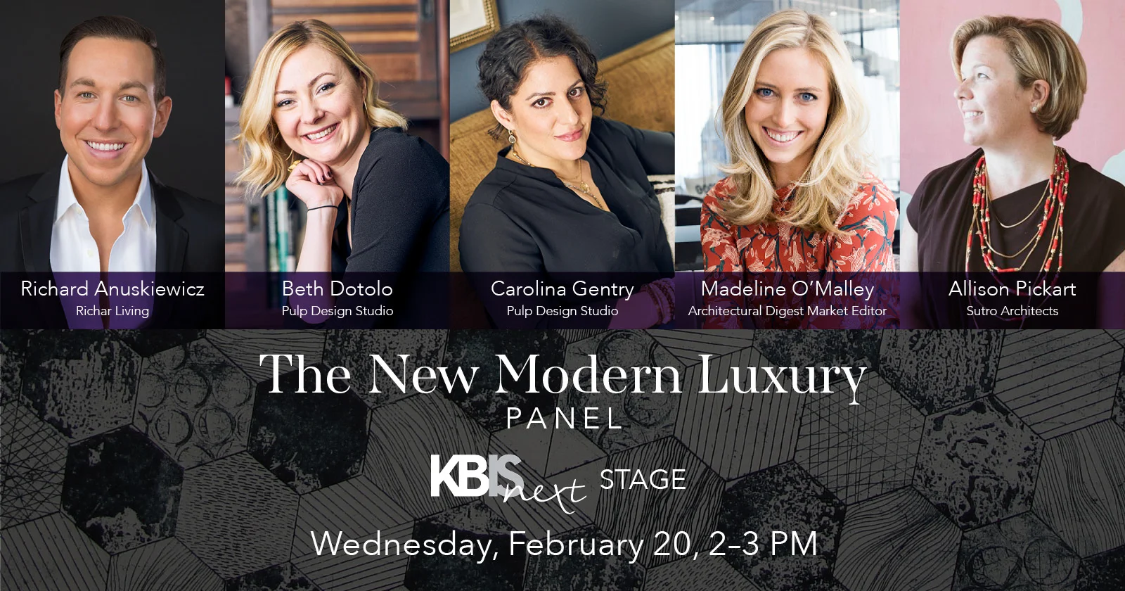KBIS 2019 New Modern Luxury Panel Social Graphic