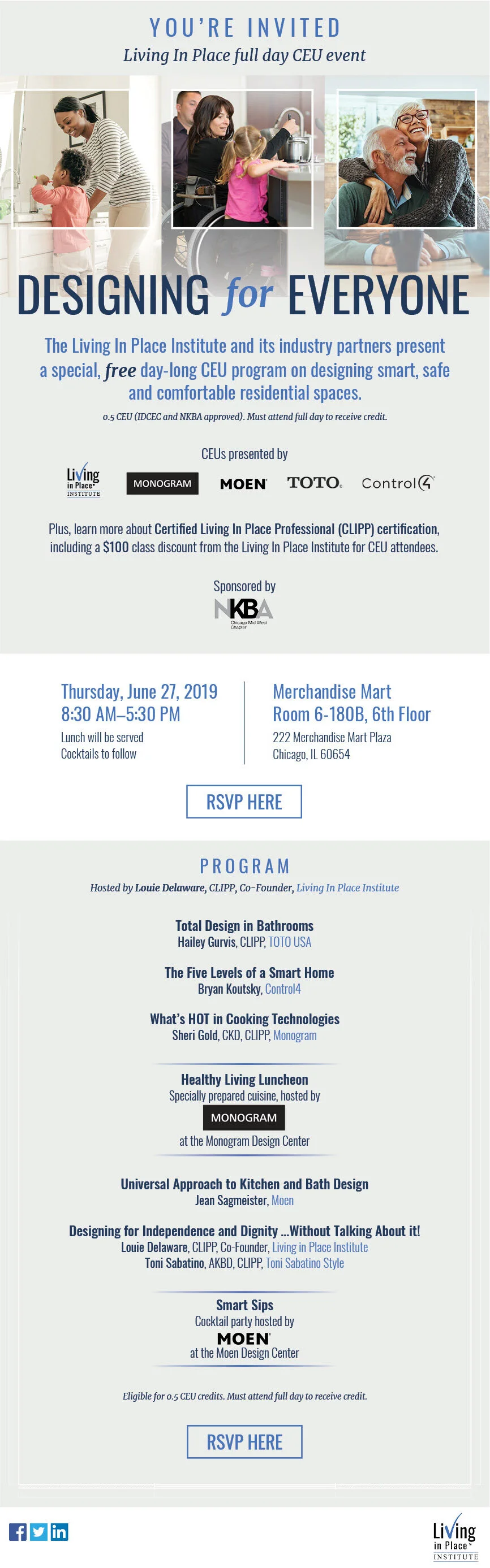 Designing for Everyone CEU Event Evite