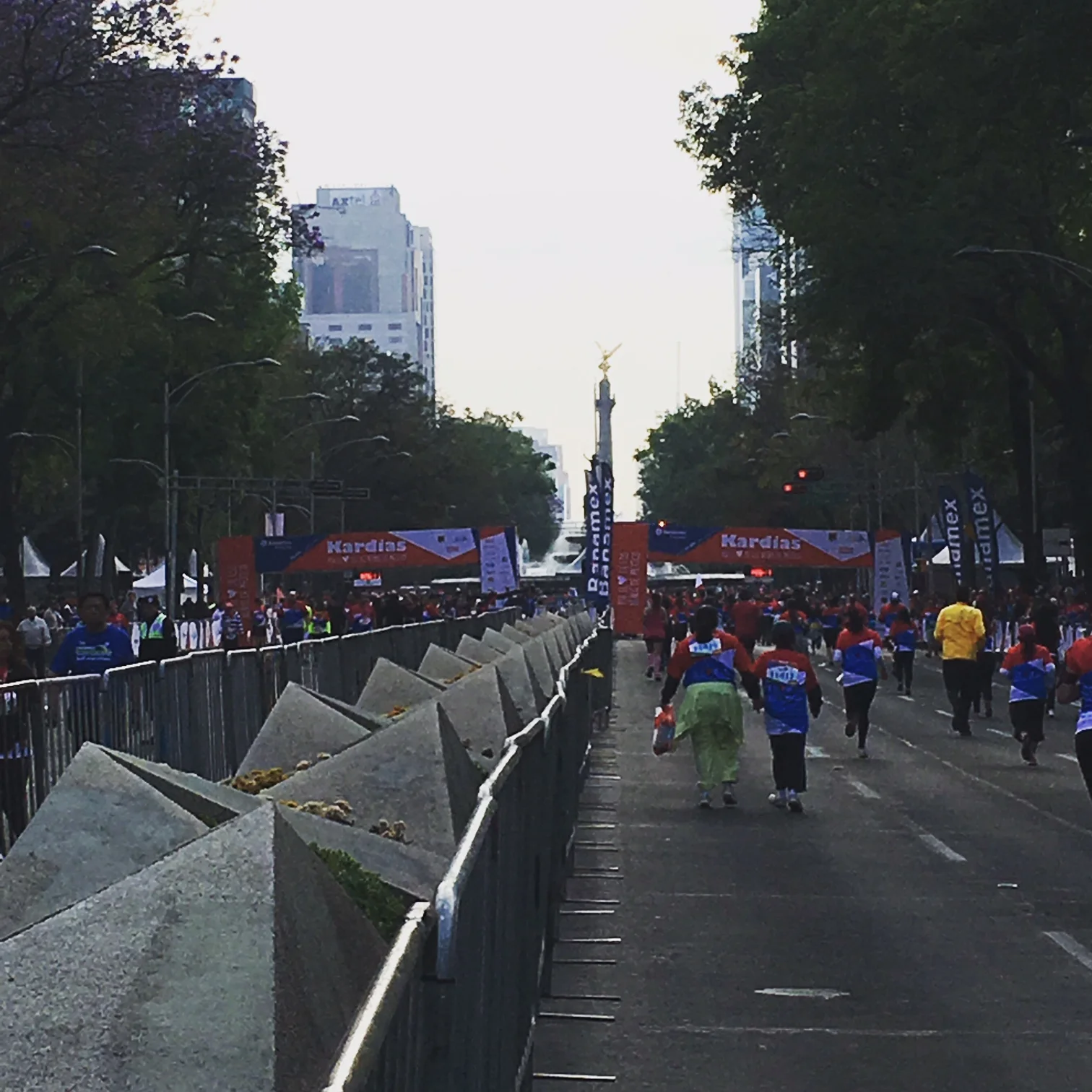The end of the race made for a perfect picture!