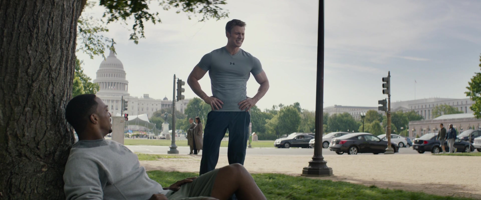 Just a couple of average-looking humans, enjoying the outdoors.