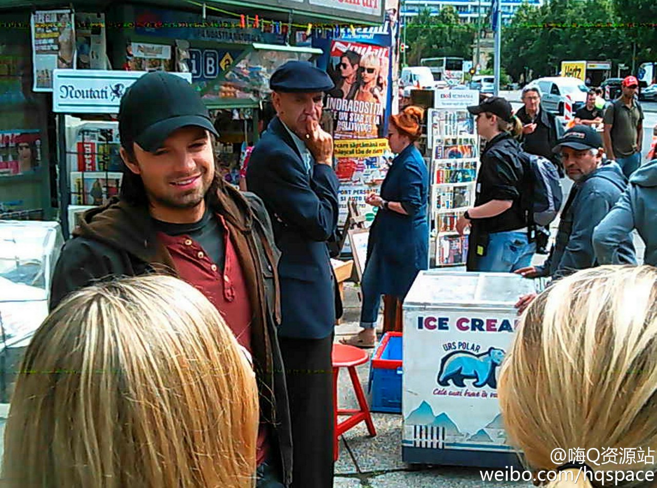 Such a happy winter soldier! I want to buy him one of those ice creams and watch the sun set together.