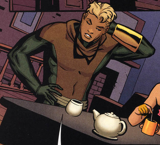 Connor is not sure he should drink tea with caffeine in it.