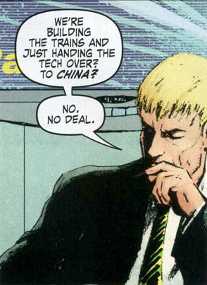 He hates China.