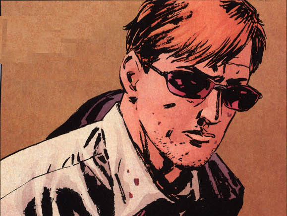 Portrait of a Sad Blind Man