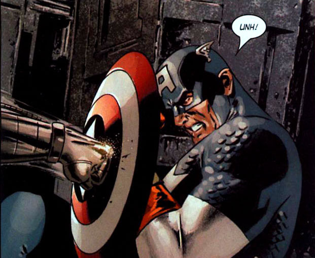 He makes that sound a lot when bucky is pummeling him.