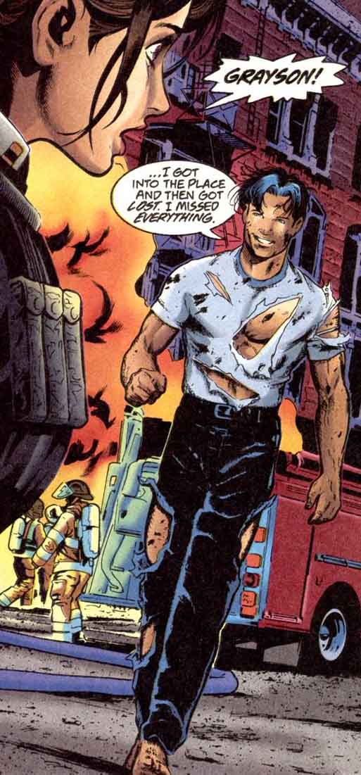"Also I took off my shoes. And my pants got ripped. And my shirt got ripped. And my hair got sexily mussed."