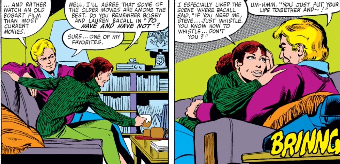 I picture Steve doing a bang-on Bacall impression here.