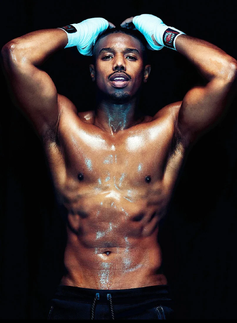 Michael B. Jordan (the "B" stands for buhwuhhrngggg), I can't believe you spilled your LaCroix all over yourself AGAIN! Come here, I'll get you cleaned up.
