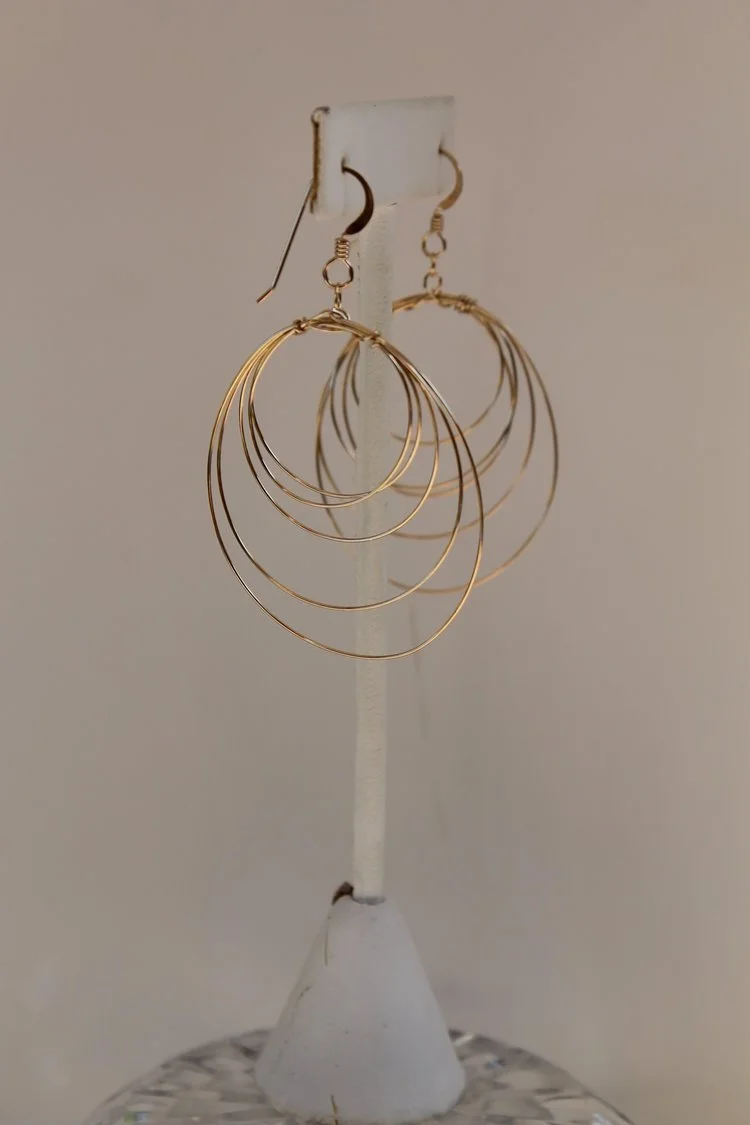 Small loose wrapped hoops