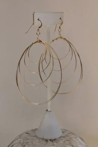 Xtra large loose wrapped hoops