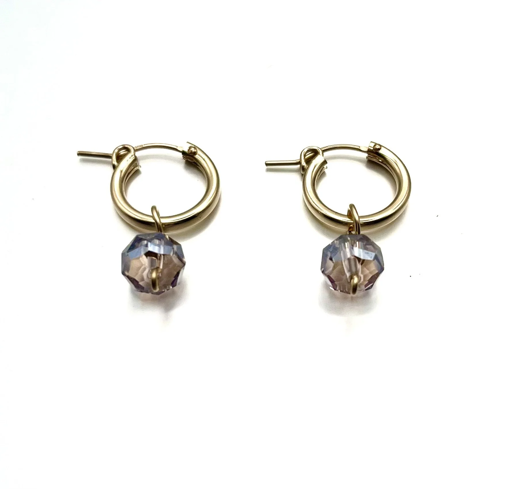 12mm gf huggie w faceted crystal drop.jpeg
