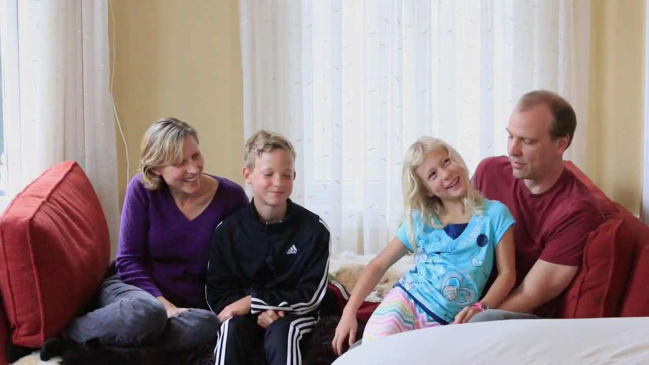 Lesley, her husband, Andrew, and their two children, coupled their visit to San Francisco to film a Legacy Video with a fun children's concert at the local Jewish Community Center. After first filming together as a family, reminiscing on fun family stories and trips, Lesley filmed alone. She told stories about how she and Andrew met, their wedding, early days with her two children, and also passed along bits of advice her children. As a passionate, life-long learner, with JD from Stanford in law on top of a PhD from UC Berkeley, Lesley hoped her children would find school and learning similarly engaging. 