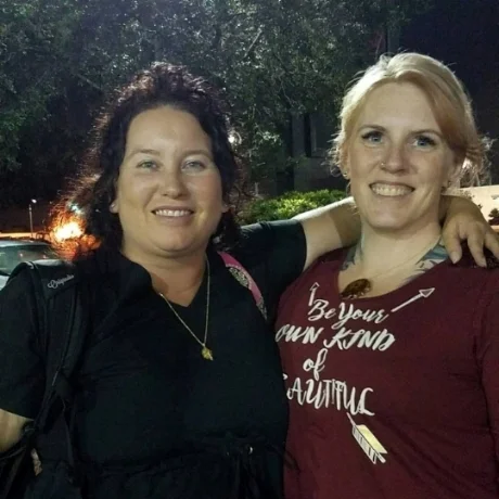 Myself and Stacie-Rae Weir getting A.R.T. certified.