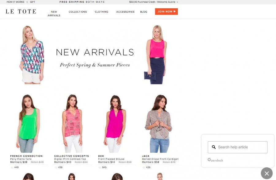 Fashion Rental Site LE TOTE to Offer Maternity Lines