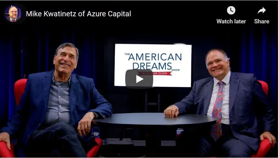Mike Kwatinetz interviewed on the American Dreams Radio Show with Alan Olsen