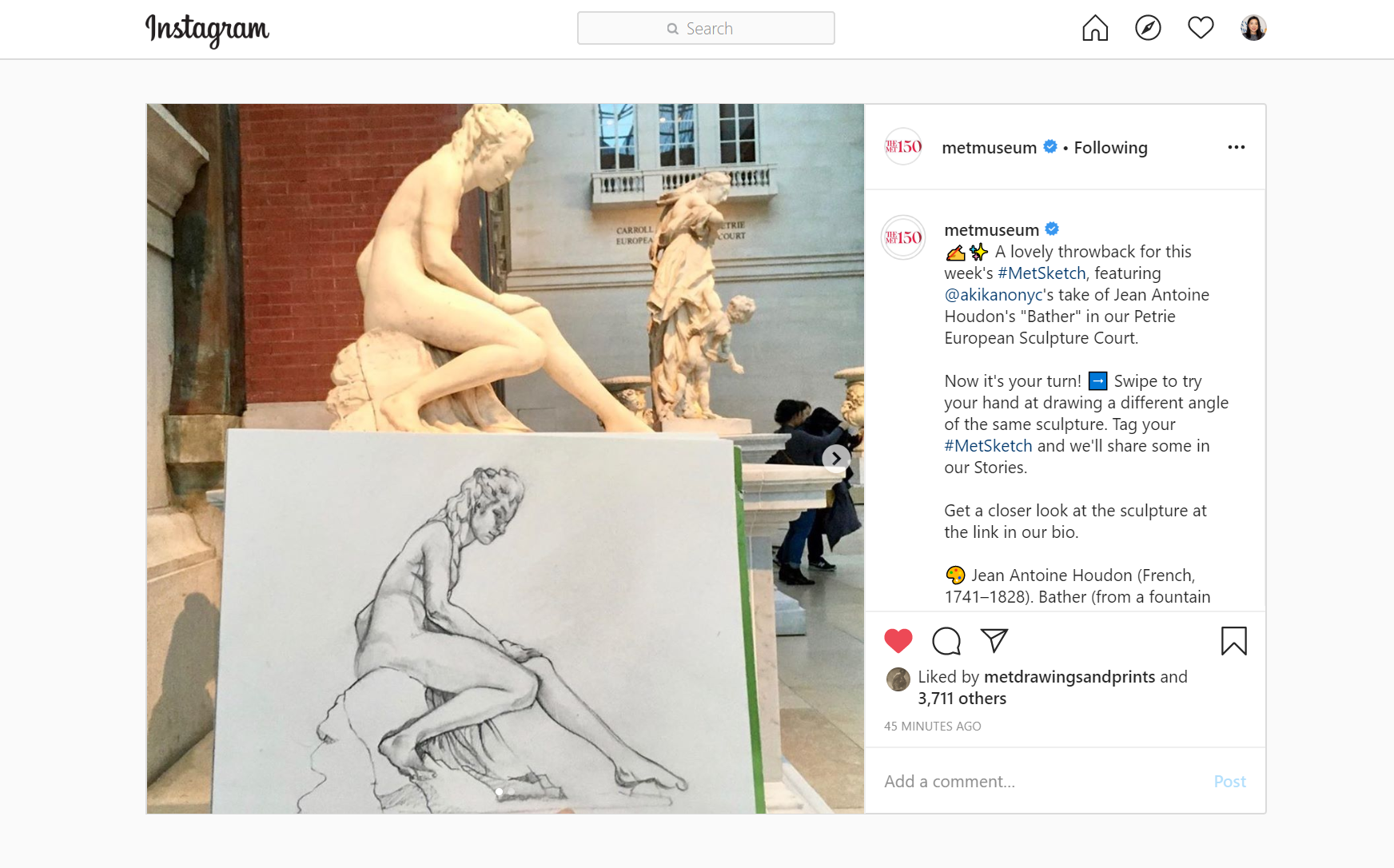 The Metropolitan Museum of Art Instagram