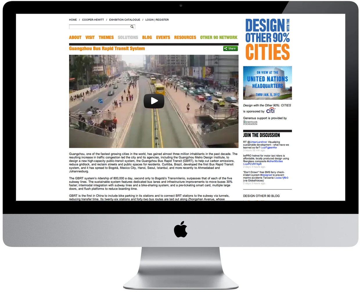 Creating a culture of sharing and open dialogue was a desired outcome of the expanded web site. In addition to social network tools, discussion forums hosted by curators and project authors encouraged open dialogues around exhibition themes and topics.